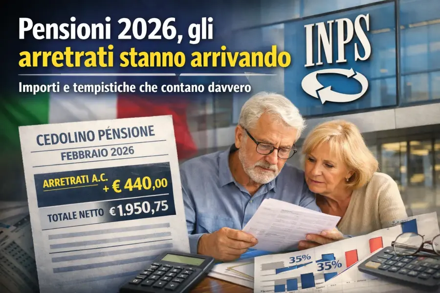 Pensioni 2026, gli arretrati stanno arrivando: importi e tempistiche che contano davvero