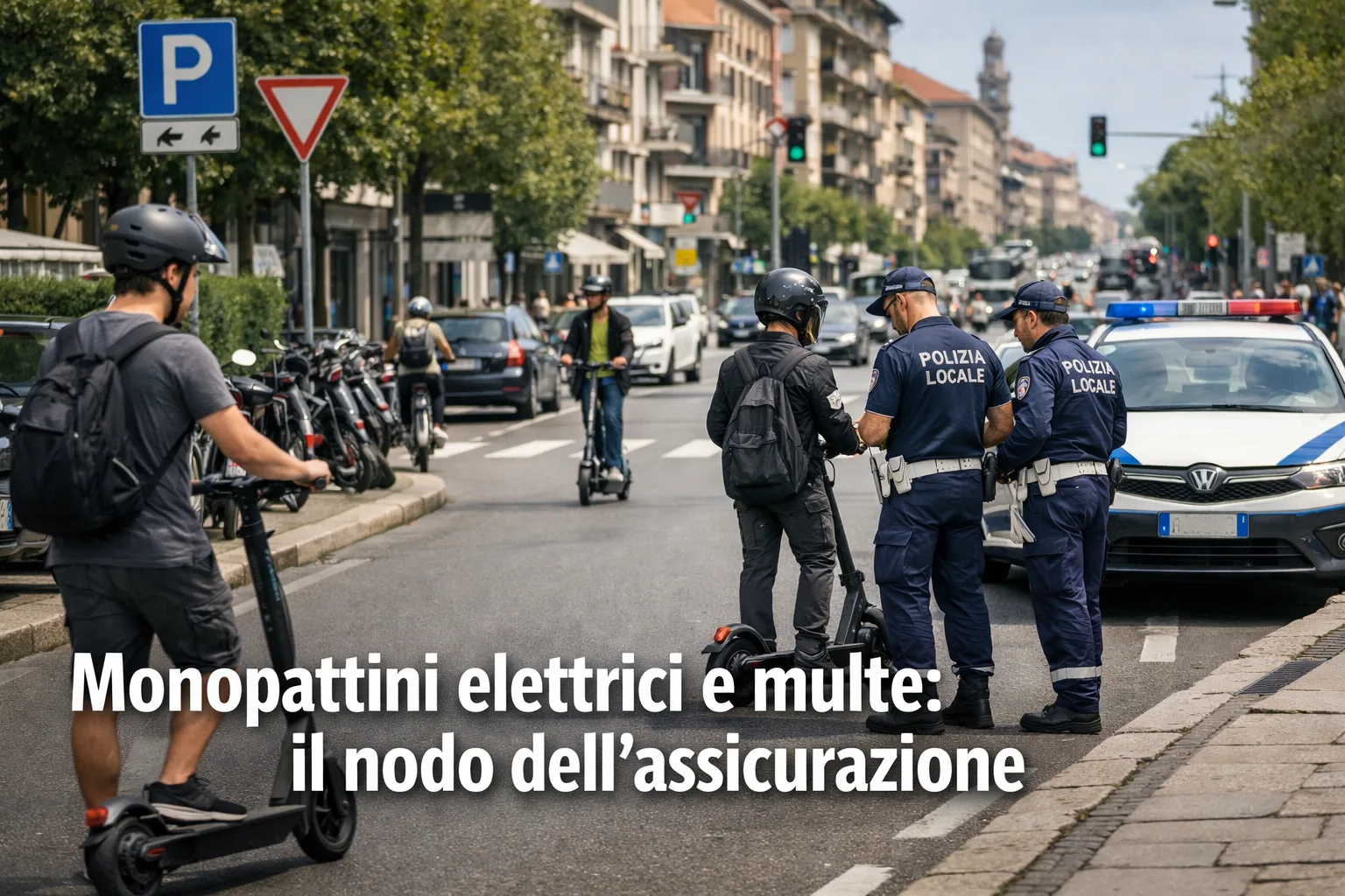 Monopattini elettrici, multe da 400 euro sulla carta: perché oggi il Codice non riesce ancora a colpire davvero